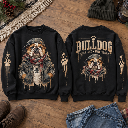 Streetwear Dog Lover Vintage Graphic Sweatshirt