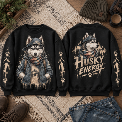 Streetwear Dog Lover Vintage Graphic Sweatshirt