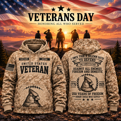 Bird 250 Years Camo Hoodie