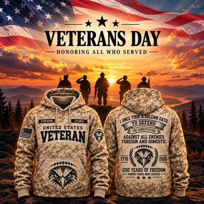Falcon 250 Years Camo Hoodie