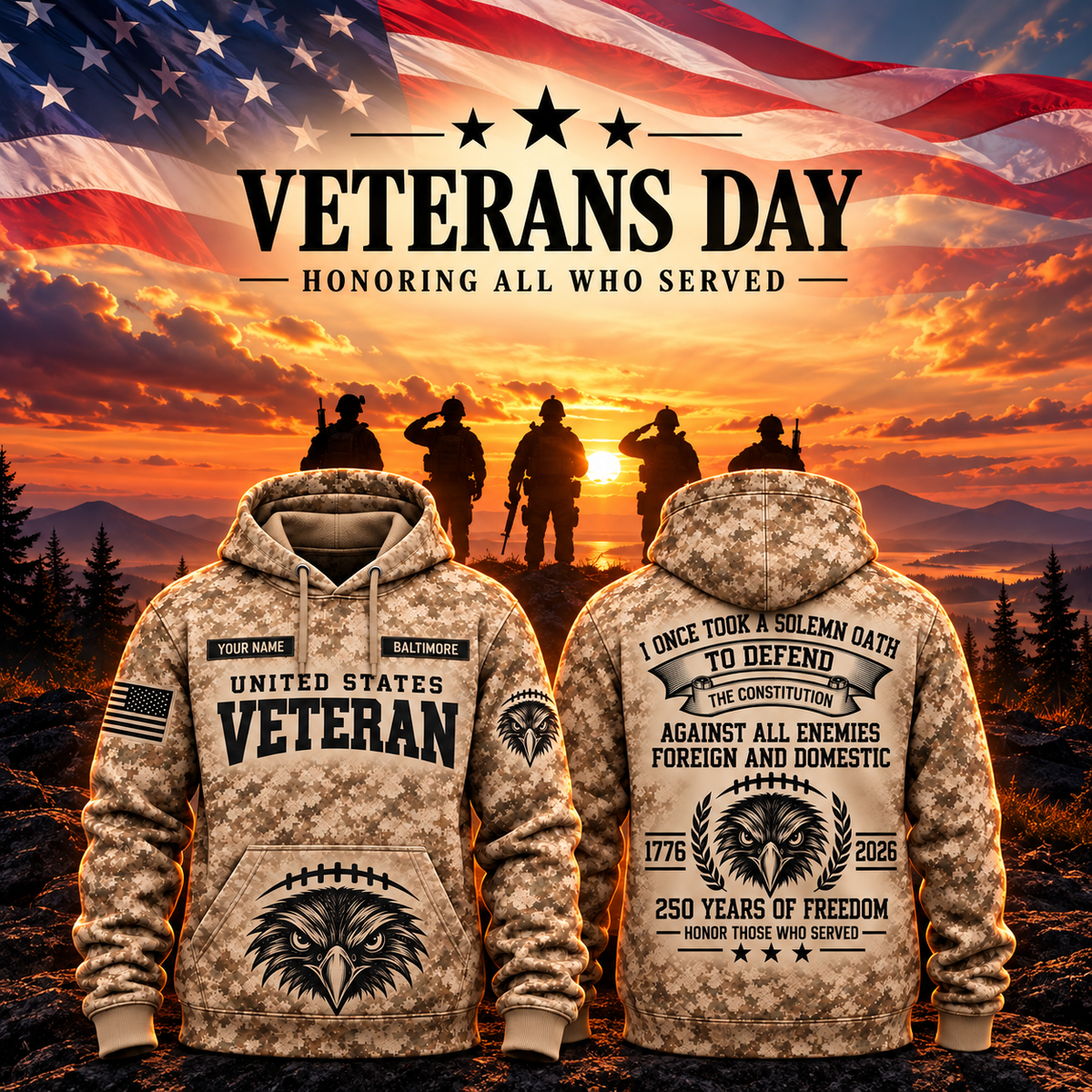 Baltimore Football Veteran Apparel