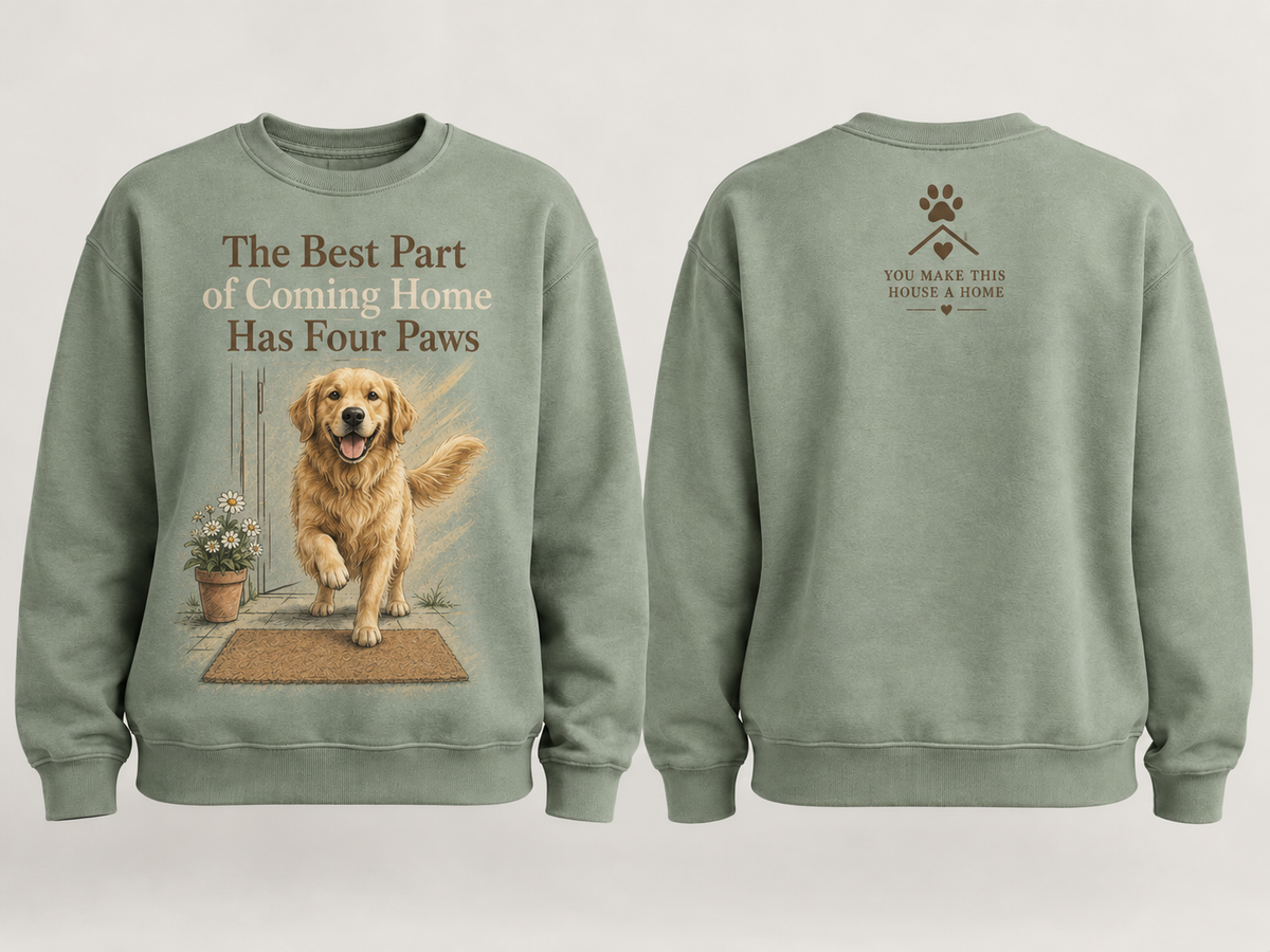 Best Part of Coming Home Golden Retriever Sweatshirt