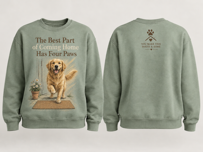 Best Part of Coming Home Golden Retriever Sweatshirt