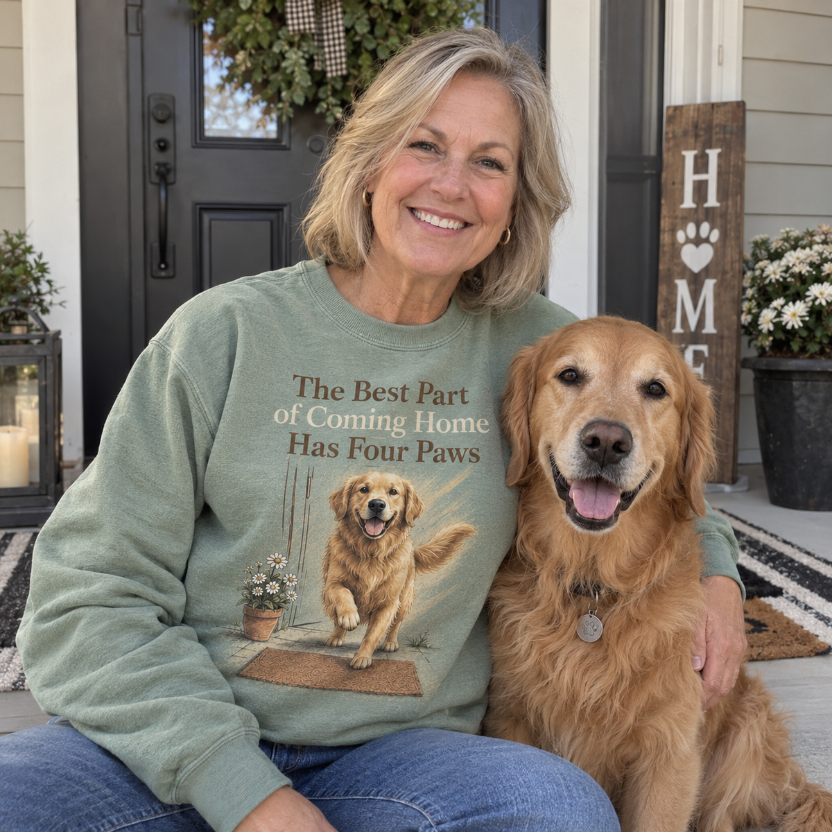 Best Part of Coming Home Golden Retriever Sweatshirt