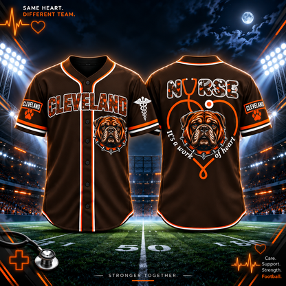 Nurse Team Spirit It’s a Work of Heart Football Jersey
