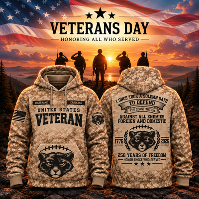 Panther 250 Years Camo Hoodie
