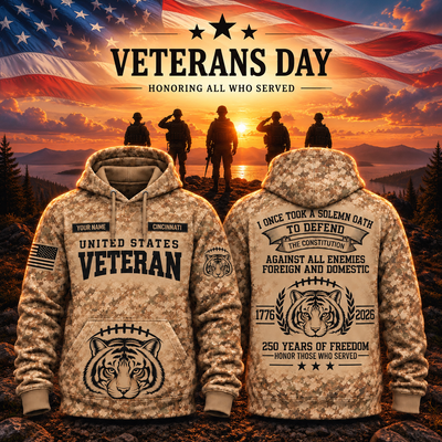 Panther 250 Years Camo Hoodie