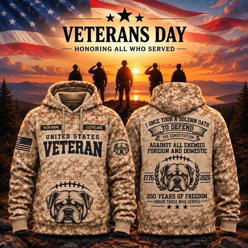 Cleveland Football Veteran Apparel