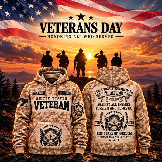 Fayetteville College Football Veteran Apparel