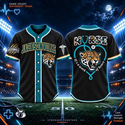 Nurse Team Spirit It’s a Work of Heart Football Jersey
