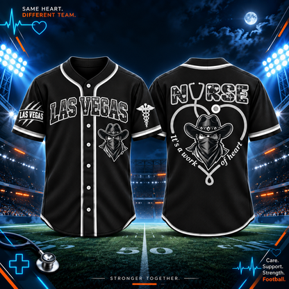 Nurse Team Spirit It’s a Work of Heart Football Jersey