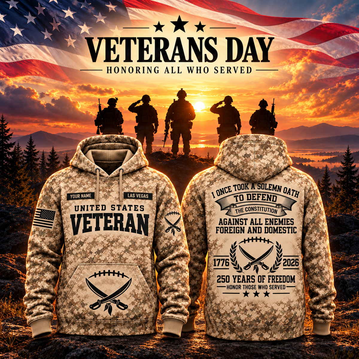 Las Vegas Football Veteran Apparel