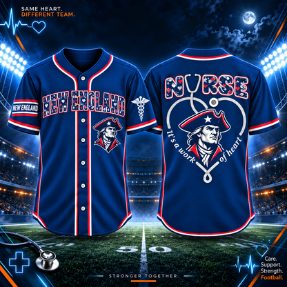 Nurse Team Spirit It’s a Work of Heart Football Jersey