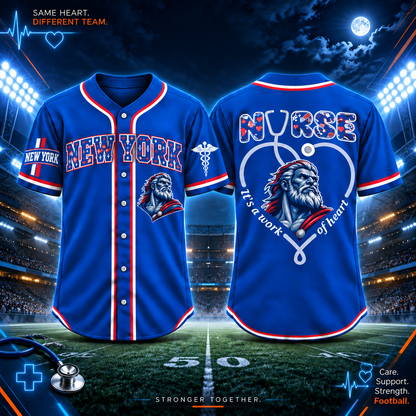 Nurse Team Spirit It’s a Work of Heart Football Jersey
