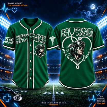 Nurse Team Spirit It’s a Work of Heart Football Jersey