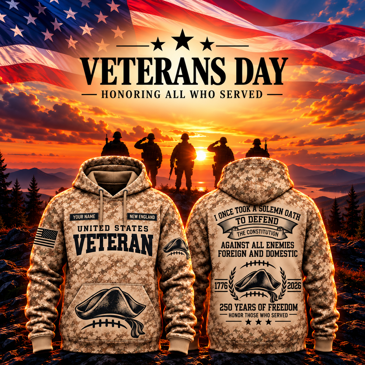 New England Football Veteran Apparel