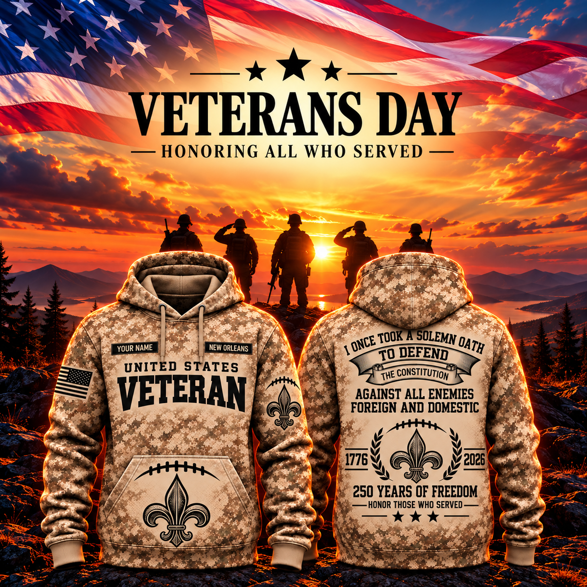 New Orleans Football Veteran Apparel