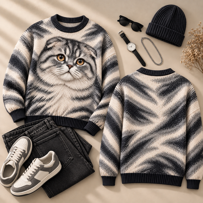 Feline Icons – Statement Cat Sweater