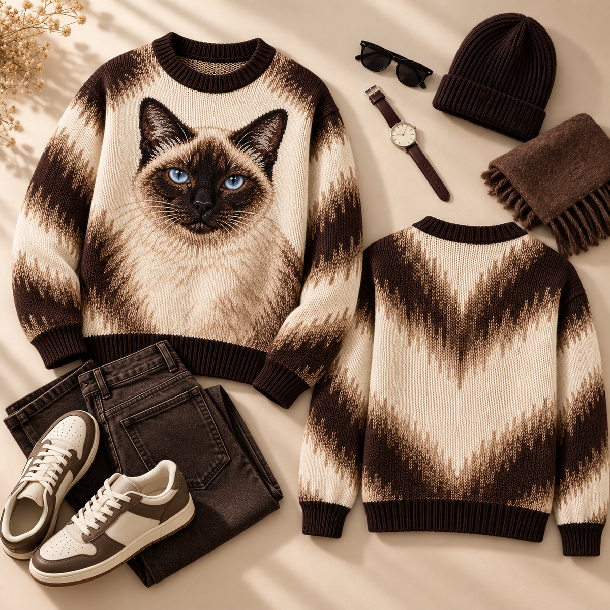 Feline Icons – Statement Cat Sweater