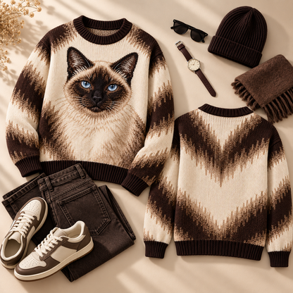 Feline Icons – Statement Cat Sweater