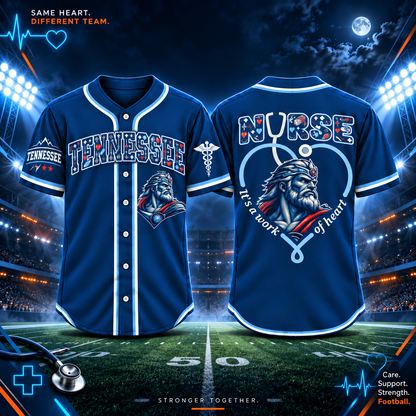 Nurse Team Spirit It’s a Work of Heart Football Jersey