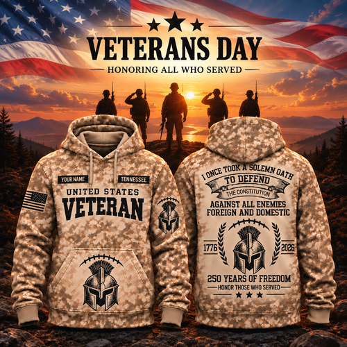 Tennessee Football Veteran Apparel